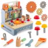 Mini atelier de lucru din lemn cu accesorii incluse, 30 x 25 x 30 cm, Ricokids RK-877 5