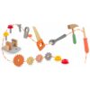 Mini atelier de lucru din lemn cu accesorii incluse, 30 x 25 x 30 cm, Ricokids RK-877 6