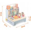 Mini atelier de lucru din lemn cu accesorii incluse, 30 x 25 x 30 cm, Ricokids RK-877 7