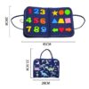 Carte Busy Board Montessori din fetru cu mâner