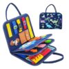 Carte Busy Board Montessori din fetru cu mâner