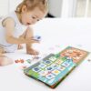 Carte de activități Busy Book Montessori cu stickere reutilizabile