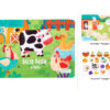 Carte de activități Busy Book Montessori cu stickere reutilizabile