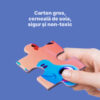 Carte magnetică tip puzzle, pliabilă 3-în-1, Quiet Book cu magnet, niveluri 1-5
