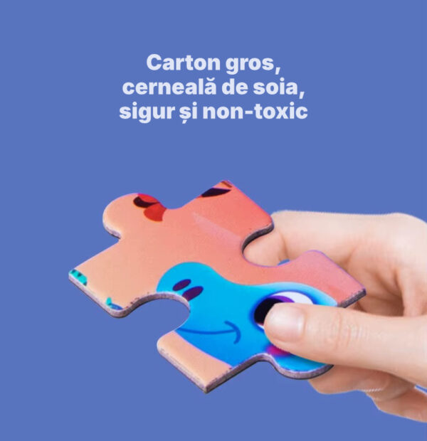 Carte magnetică tip puzzle, pliabilă 3-în-1, Quiet Book cu magnet, niveluri 1-5