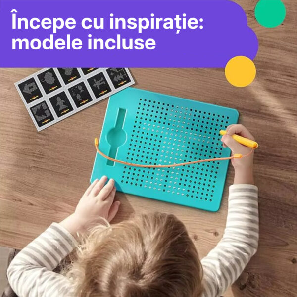 Tablă de scris magnetică cu bile stylus inclus
