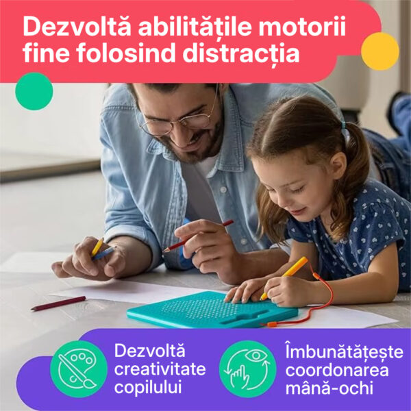 Tablă de scris magnetică cu bile stylus inclus