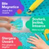 Tablă de scris magnetică cu bile stylus inclus
