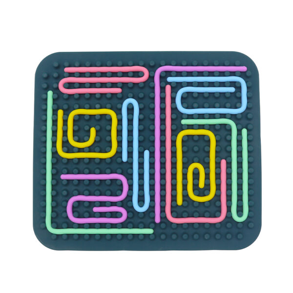 Tablă senzorială din silicon cu trasee (față dublă)